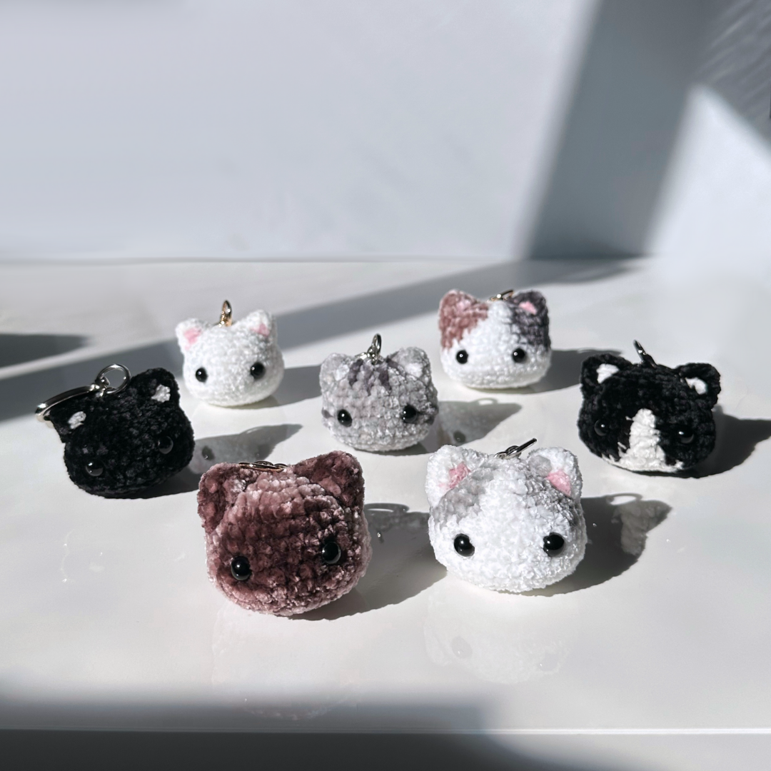 4 in 1 Kitty Keychains - Digital Pattern