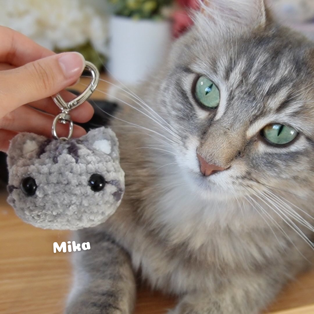 4 in 1 Kitty Keychains - Digital Pattern