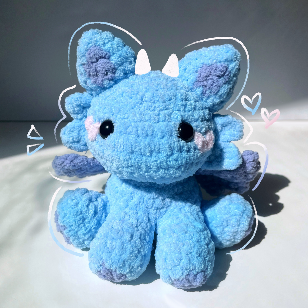 Heart Dragon - Plushie