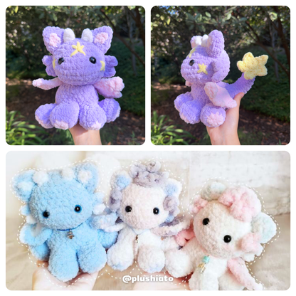 3 in 1 Baby Dragons - Digital Pattern