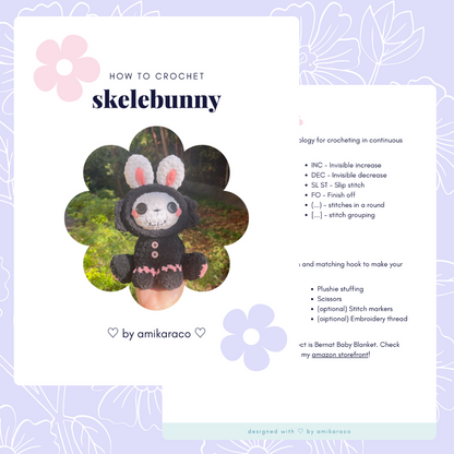 Skelebunny - Digital Pattern