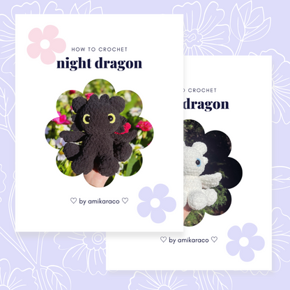 Night & Light Dragons - Digital Pattern