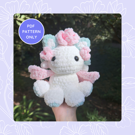 Flower Baby Dragon - Digital Pattern