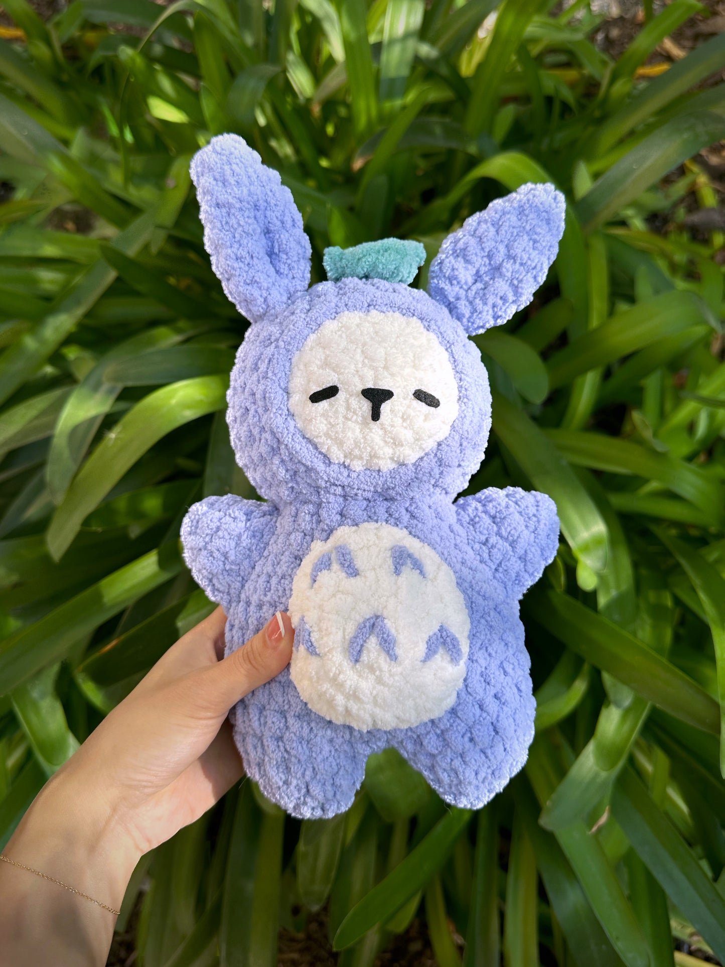 Bunny in a Blue Costume - Plushie